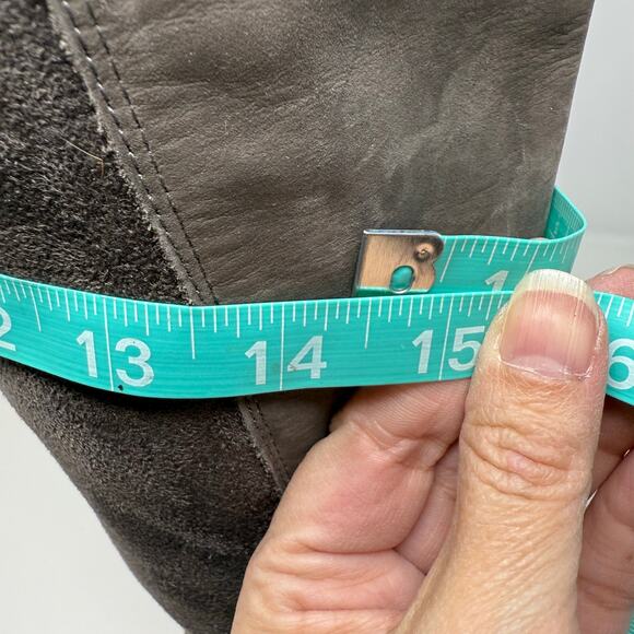 Lucky Brand Boots Women's 8.5M 39 Leather Textile Upper Knee High Dress Boot NWT - Picture 6 of 16